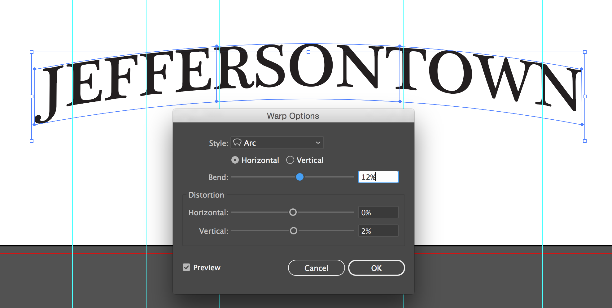 How To Make A Curved Text Box In Photoshop